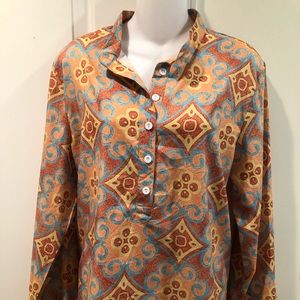 NWOT paisley satin feel size XL